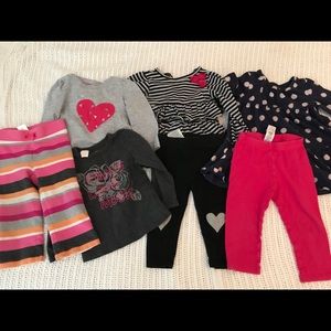 Mix and match girls bundle, size 18 months.